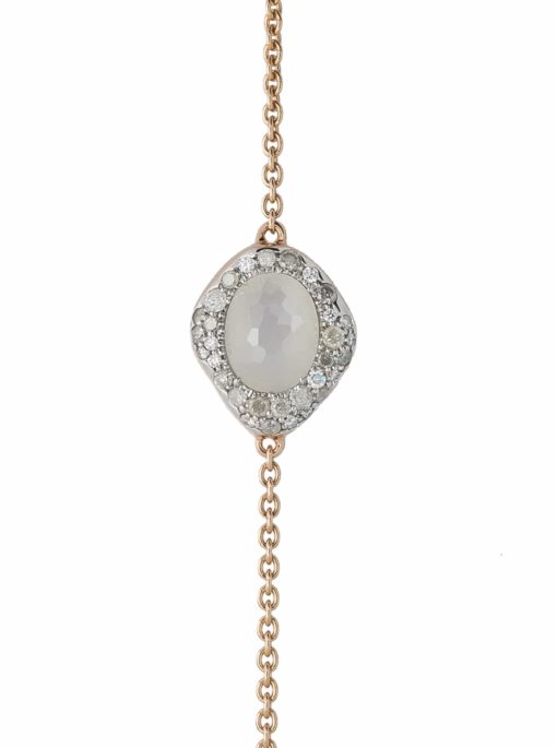 Bracelet Aïda Pierre de lune blanche