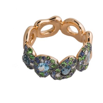 Bague Anouche Topaze bleue