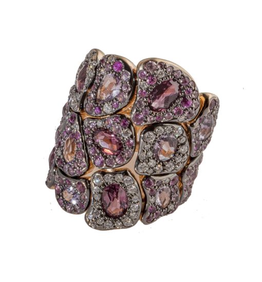 Bague Maryam Rhodolite