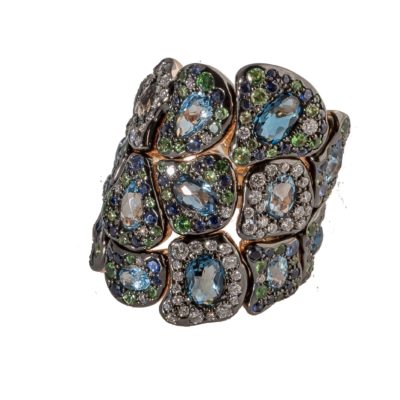 Bague Maryam Topaze bleue