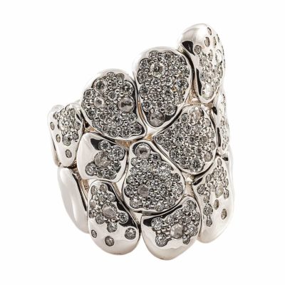Bague Maryam Or blanc et diamants