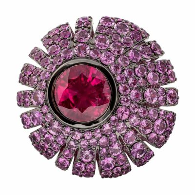 Bague Taline Saphirs roses