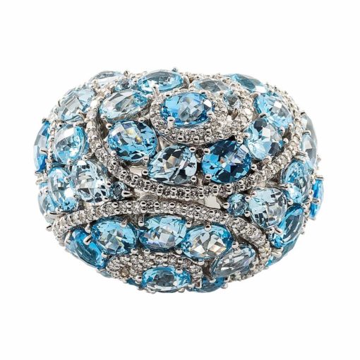 Bague Manouk topazes bleues – Image 2