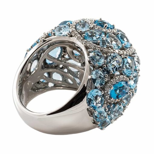 Bague Manouk topazes bleues – Image 3