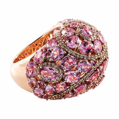 Bague Manouk Saphirs roses