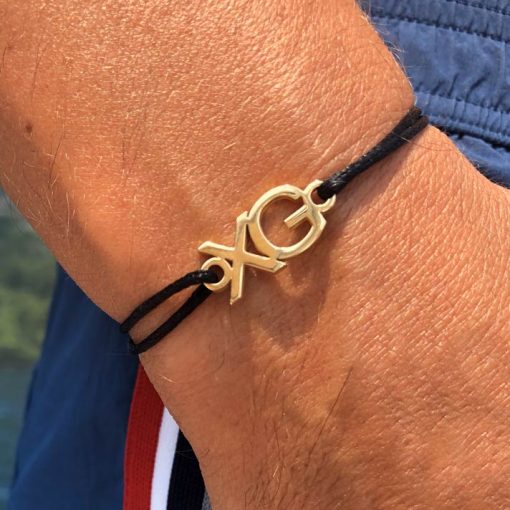 Bracelet initiales classique grande taille – Image 3
