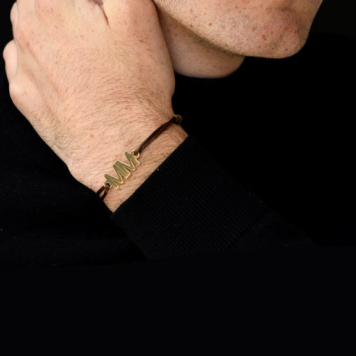Bracelet initiales classique grande taille – Image 5