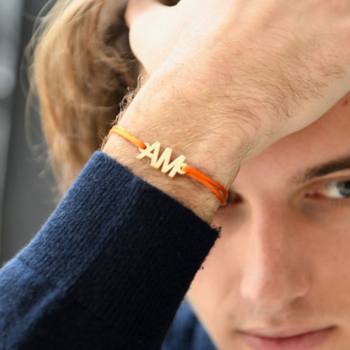 Bracelet initiales classique grande taille – Image 4