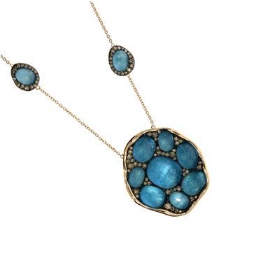 Collier Tamar Topaze bleue