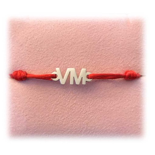 Bracelet initiales classique taille moyenne – Image 3